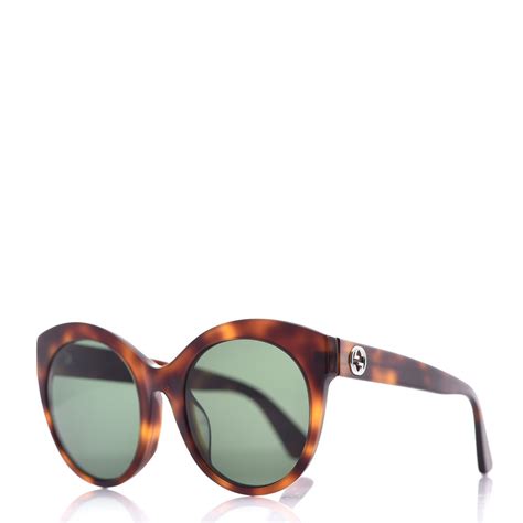 52mm round sunglasses gucci|gucci round tortoise sunglasses.